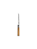 Forged Couteau de cuisine Couteau universel Olive Brun