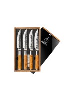 Forged Set de 4 couteaux à steak XXL Brun