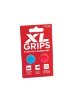 FR-TEC Grips Pro XL - Neon Blau/ Neon Rot, Für NSW, Rot/blau