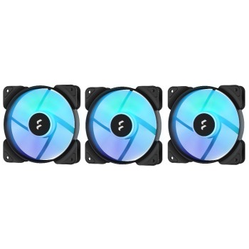 Fractal Design Ventilateur PC Aspect 12 RGB PWM Noir 3 pièces Fractal Design Ventilateur PC Aspect 12 RGB PWM Noir 3 pièces