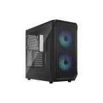 Fractal Design Boîtier d’ordinateur Focus 2 RGB TG Clear Tint Noir
