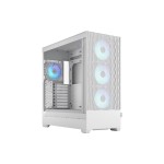 Fractal Design Boîtier d’ordinateur Pop XL Air RGB TG Blanc