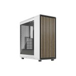 Fractal Design Boîtier d’ordinateur North Chalk TG Clear Blanc