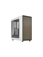 Fractal Design Boîtier d’ordinateur North Chalk TG Clear Blanc