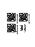 Fractal Design Ventilateur PC Momentum 14 RGB noir, pack de 3