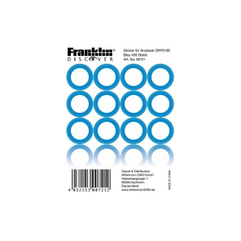 Franklin Sticker blau für AnyBook DRP-5100, 400 Stück Franklin Sticker blau für AnyBook DRP-5100, 400 Stück