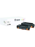 Free Color Toner CE410, 2 Stk, schwarz, 2 x 4000 Seiten