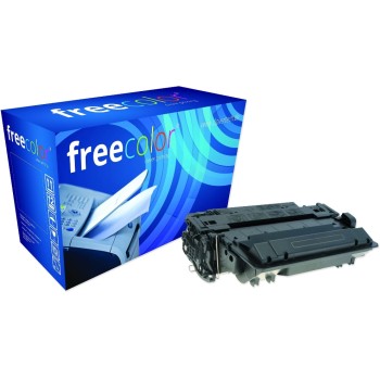 Free Color Toner CE255, schwarz, 19000 Seiten