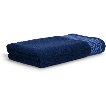 Frottana Duschtuch GEOMETRY, 67x140cm, 100% Baumwolle, Deep Sea Frottana Duschtuch GEOMETRY, 67x140cm, 100% Baumwolle, Deep Sea