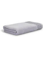 Frottana Duschtuch GEOMETRY, 67x140cm, 100% Baumwolle, Silver