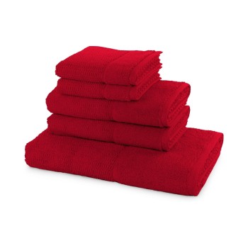 Frottana Frottierwäscheset Pearl 5-teilig, 1 Duschtuch, 2 Handt., 2 Gästet., Ruby Frottana Frottierwäscheset Pearl 5-teilig, 1 Duschtuch, 2 Handt., 2 Gästet., Ruby