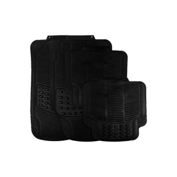 KRAFTER Automatte PVC, schwarz, 4 teilig, zuschneidbar KRAFTER Automatte PVC, schwarz, 4 teilig, zuschneidbar