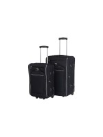 KOOR Set de valises de voyage 2 pièces, noir
