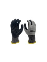 KRAFTER Arbeitshandschuh Kit, Grösse 8/M, black -white, schnittfest