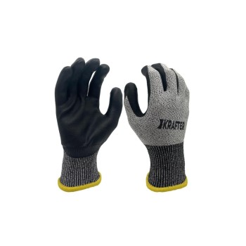 KRAFTER Arbeitshandschuh Kit, Grösse 8/M, black -white, schnittfest KRAFTER Arbeitshandschuh Kit, Grösse 8/M, black -white, schnittfest