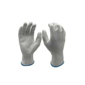 FTM Gant de travail Polyester, L, Blanc, 12 Pièce/s FTM Gant de travail Polyester, L, Blanc, 12 Pièce/s