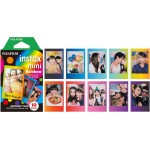 Fujifilm Instax Mini 10 Blatt rainbow, pour Instax Mini 90 Neo classic / Mini 8