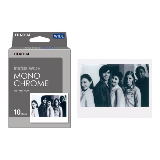 Fujifilm Film instantané Instax Wide Monochrome 10 feuilles