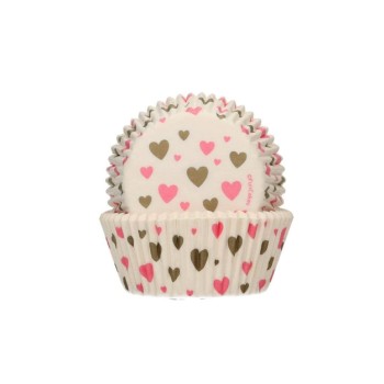 Funcakes Moule à muffins Cœur 48 Pièce/s Funcakes Moule à muffins Cœur 48 Pièce/s