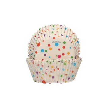 Funcakes Moule à muffins Confettis 48 Pièce/s Funcakes Moule à muffins Confettis 48 Pièce/s