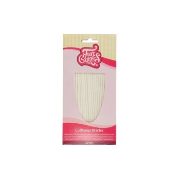 Funcakes Lollipop Stick, 50 Stk. 12cm Funcakes Lollipop Stick, 50 Stk. 12cm