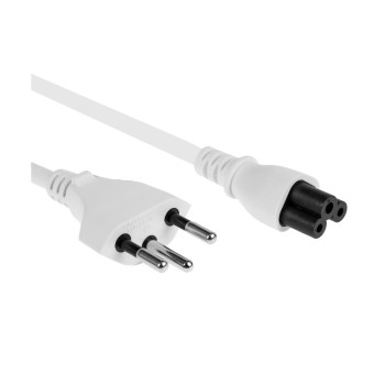 FURBER.power Netzcable 220V, 3.0m, white, C5-T12 FURBER.power Netzcable 220V, 3.0m, white, C5-T12