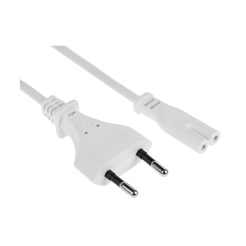 FURBER.power Netzcable 220V, 1.0m, white, C7-T26 FURBER.power Netzcable 220V, 1.0m, white, C7-T26