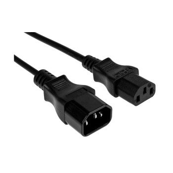 FURBER.power Verlängerungs-Netzcable 1.5m, black , C13-C14 FURBER.power Verlängerungs-Netzcable 1.5m, black , C13-C14