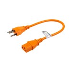 FURBER.power Câbles d’alimentation C13-T12 0.2 m Orange