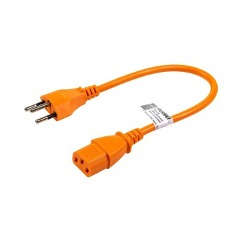 F.power Netzcable C13-T12 0.2m or, 230V, orange, 0.2m F.power Netzcable C13-T12 0.2m or, 230V, orange, 0.2m