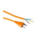 F.power Verlängerungskabel OE-T12 5.0m or, 230V, orange, 5.0m, open end