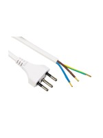 F.power Verlängerungscable OE-T12 5.0m ws, 230V, white, 5.0m, open end