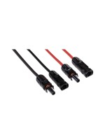 F.power MC4 cable Paar 6mm2 10m, black  and red, 10m