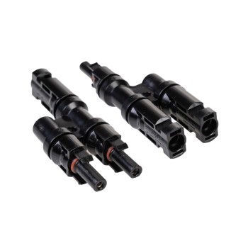 F.power MC4 T-Verbinder Set, black and red F.power MC4 T-Verbinder Set, black and red