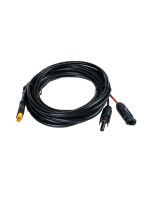 F.power cable MC4-XT60 4mm2 5.0m, black  and red, 5.0m