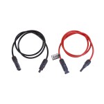 F.power MC4 cable 6mm2 1m, black  and red