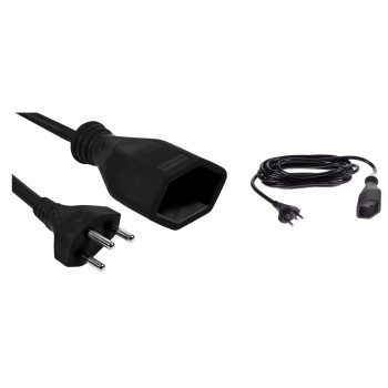 F.power Verlängerungscable T13-T12 3.0m sw, H05VV-F 3G1.00, 2 Stück (1/12) F.power Verlängerungscable T13-T12 3.0m sw, H05VV-F 3G1.00, 2 Stück (1/12)