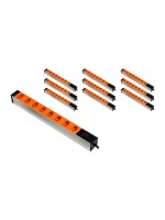 F.power PDU 8xT13 KIT10, H05VV-F 3G1.5, Überlastschutz, or (0/10)