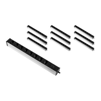 FURBER.power PDU 19 8x T13 noir, 10 pièces FURBER.power PDU 19 8x T13 noir, 10 pièces