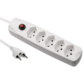 FURBER. power Bloc multiprises avec protection contre les surcharges 5x T13, sans interrupteur FURBER. power Bloc multiprises avec protection contre les surcharges 5x T13, sans interrupteur