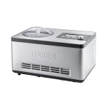 FURBER Machine à glace Luigi Pro 1.5 l, Acier inoxydable