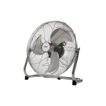 FURBER Bodenventilator Vayu-Industry chrome, Neigung einstellbar, 100W