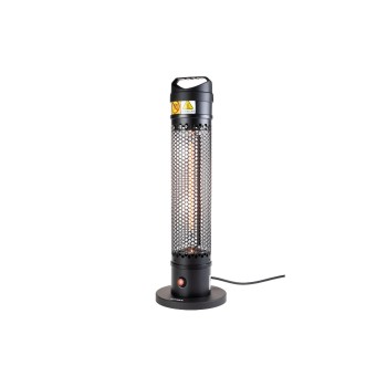 FURBER 360° Heizstrahler LIOS 1000W, Carbonstrahler,1000W,20x61cm, IP44, black  FURBER 360° Heizstrahler LIOS 1000W, Carbonstrahler,1000W,20x61cm, IP44, black