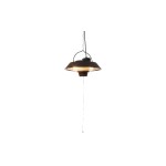 FURBER Decken-Heizstrahler ATON 1500W, Halogenstrahler, 1500W, Dia. 42x14cm, IP44