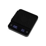 FURBER Kaffeewaage Quadro 2, bis 2000g/0.1g ,g,ml,oz, 2 Modus, black 