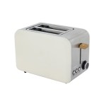 FURBER Toaster Creu/Holz, 2 Schlitz, 850W, Creu/Edelstahl/Holz