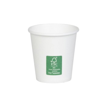 FURBER Becher Papier 90ml einlagig, 90ml, 50 Stück, Papier, PE beschichtet FURBER Becher Papier 90ml einlagig, 90ml, 50 Stück, Papier, PE beschichtet