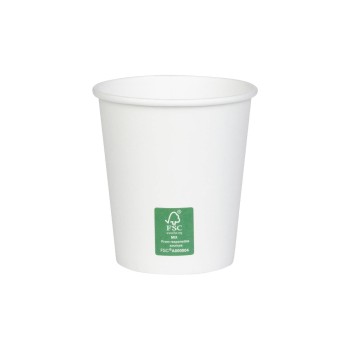 FURBER Becher Papier 200ml einlagig, 200ml, 50 Stück, Papier, PE beschichtet FURBER Becher Papier 200ml einlagig, 200ml, 50 Stück, Papier, PE beschichtet