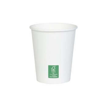 FURBER Becher Papier 270ml einlagig, 270ml, 50 Stück, Papier, PE beschichtet FURBER Becher Papier 270ml einlagig, 270ml, 50 Stück, Papier, PE beschichtet