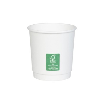 FURBER Becher Papier 90ml 2-lagig, 120ml, 50 Stück, Papier, PE beschichtet FURBER Becher Papier 90ml 2-lagig, 120ml, 50 Stück, Papier, PE beschichtet